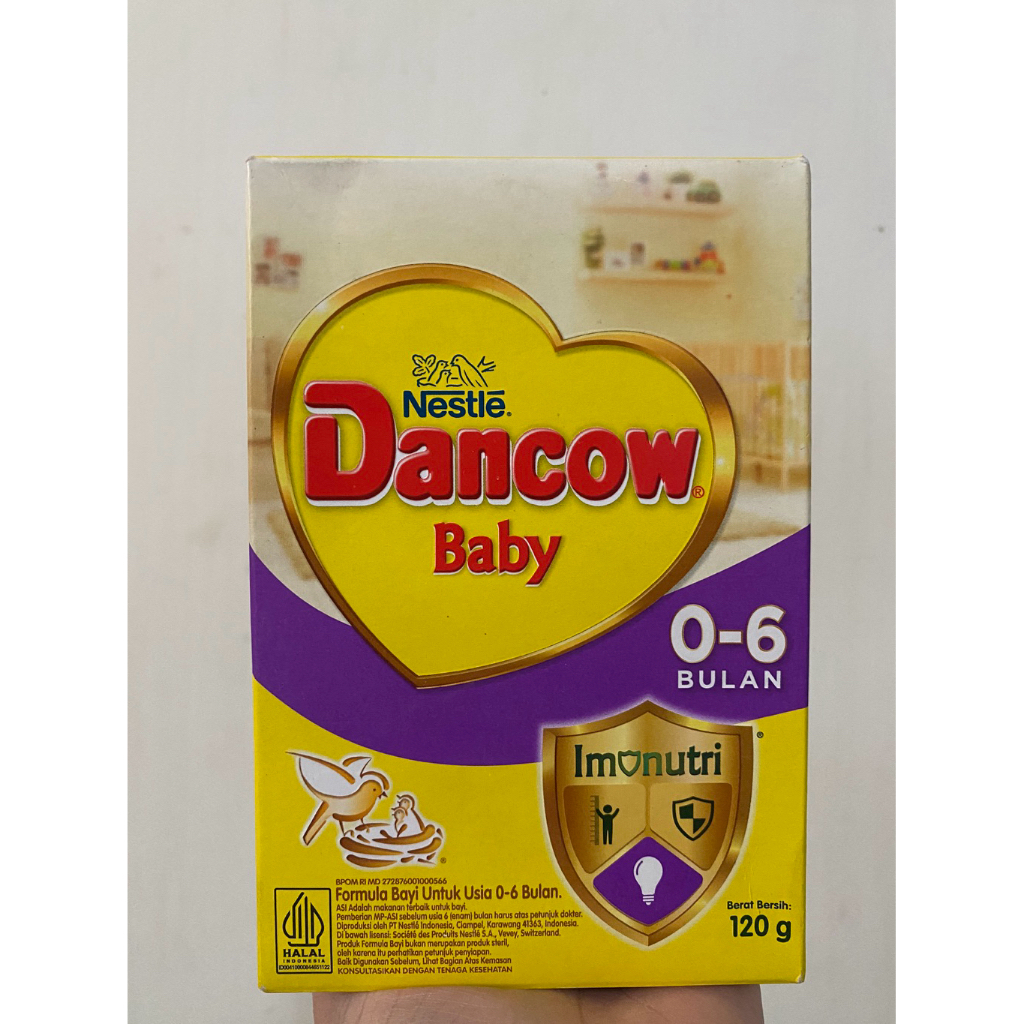 Susu Dancow baby untuk bayi usia 0-6bulan 120gr exp 9/2026