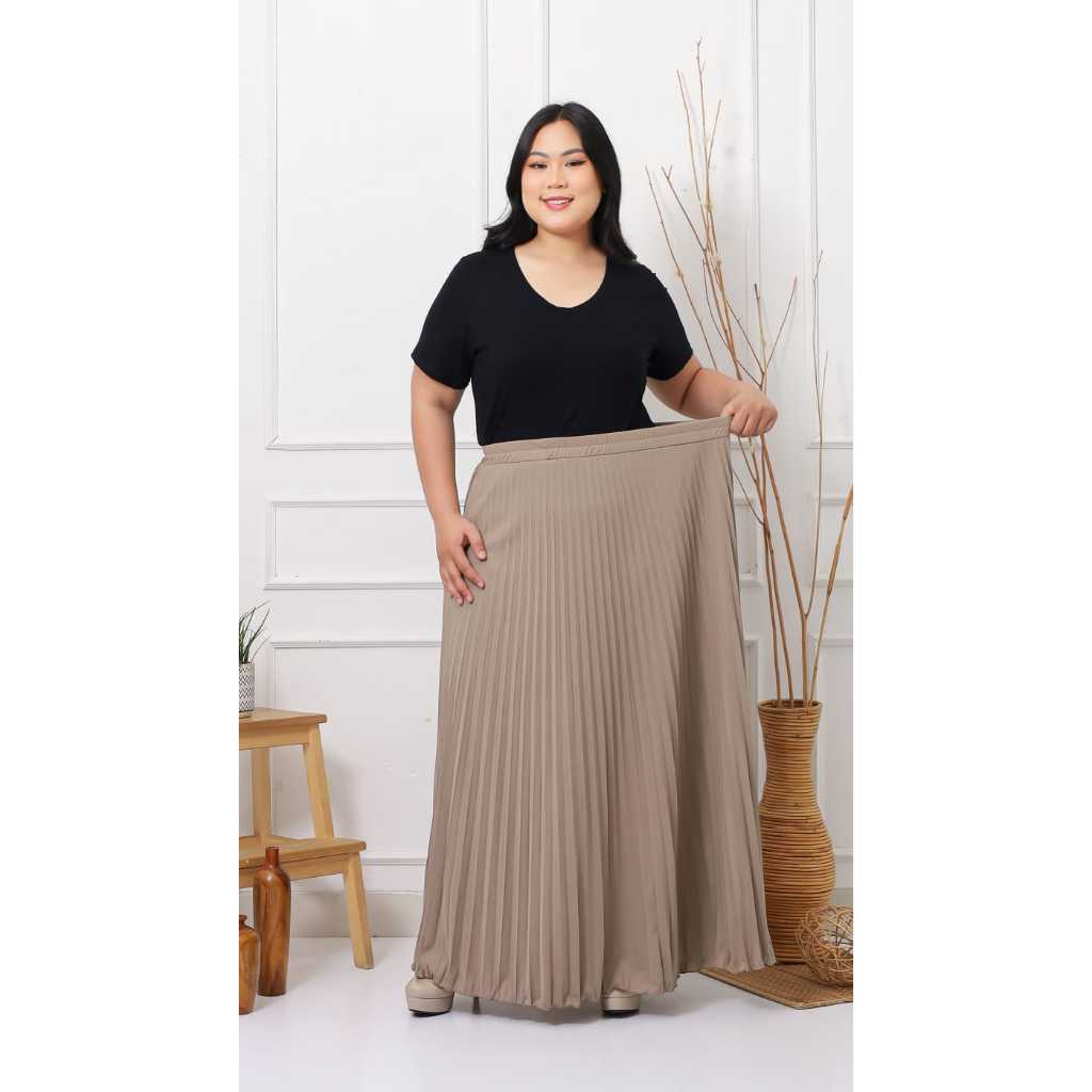 Rok Jumbo Plisket Mayung / Rok Plisket Jumbo / Plisket Premium / Pleated Skirt