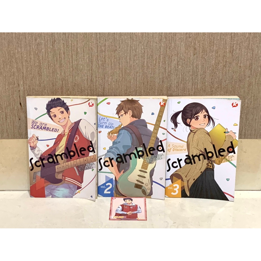 SET D - Bertanda tangan Komik Koloni Scrambled Set 1,2,3