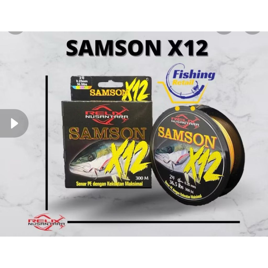 SENAR PE RELIX NUSANTARA SAMSON X12 PE 3 300meter