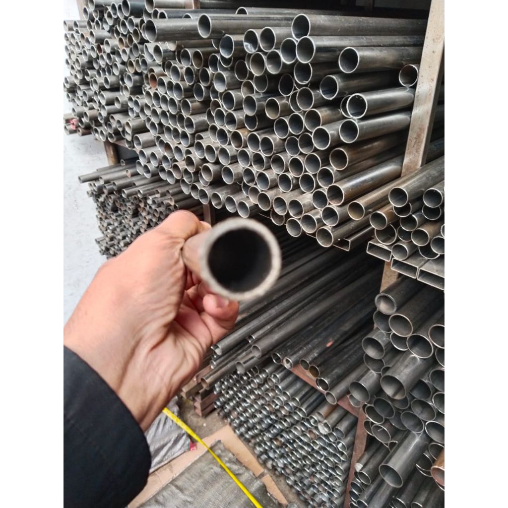 Pipa Besi Od 22 mm id 18 mm Panjang 30 cm