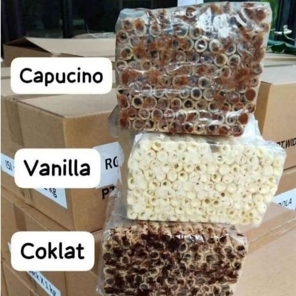 ASTOR ROLLA ukuran 1 kilo rasa Coklat Vanila Capucino