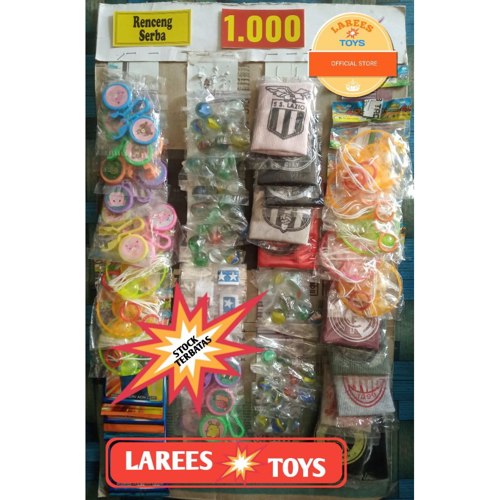 Mainan Anak Rentengan Serba 1000 Siap Jual