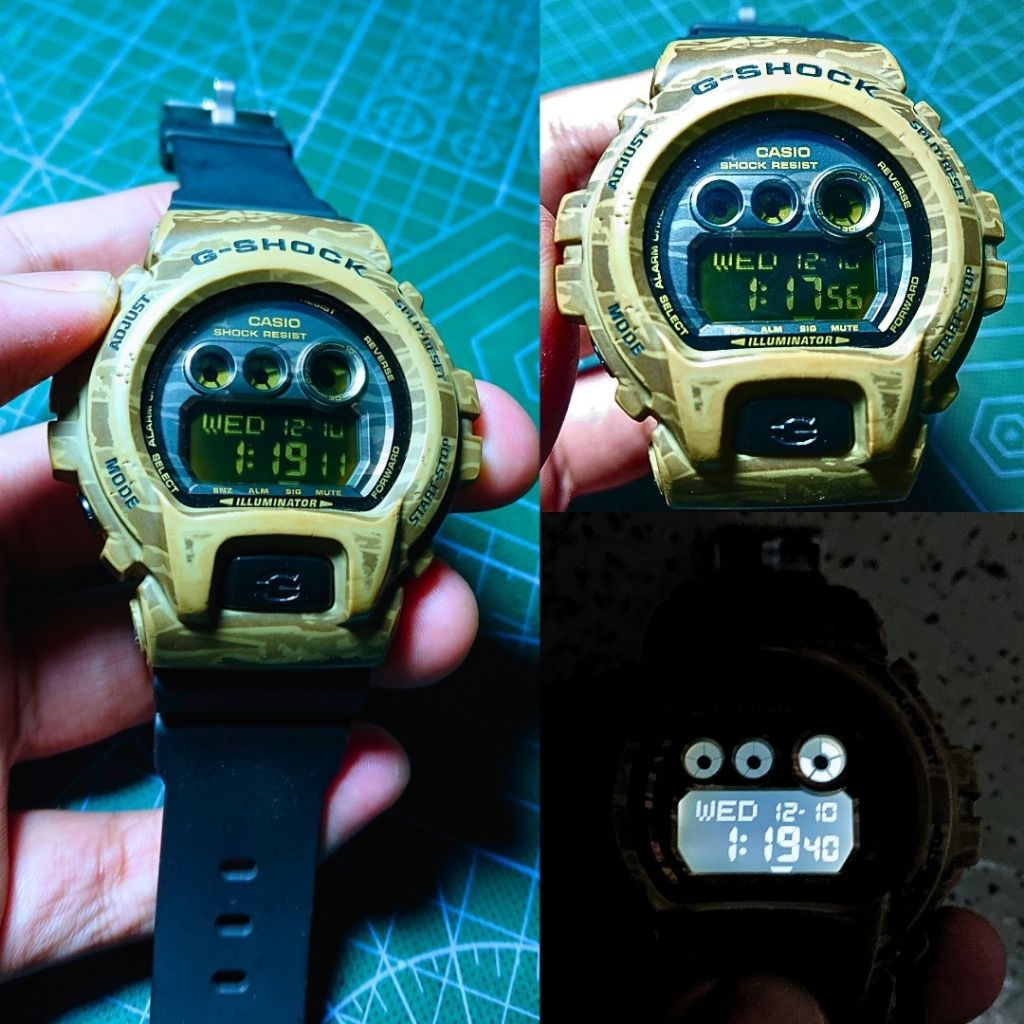 jam tangan pria Casio G-Shock GD-X6900 army original second koleksi