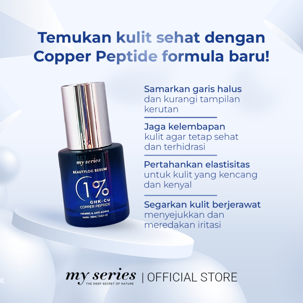 MY SERIES BEAUTYLOC SERUM 1% GHK-CU COPPER PEPTIDE NEW FORMULA