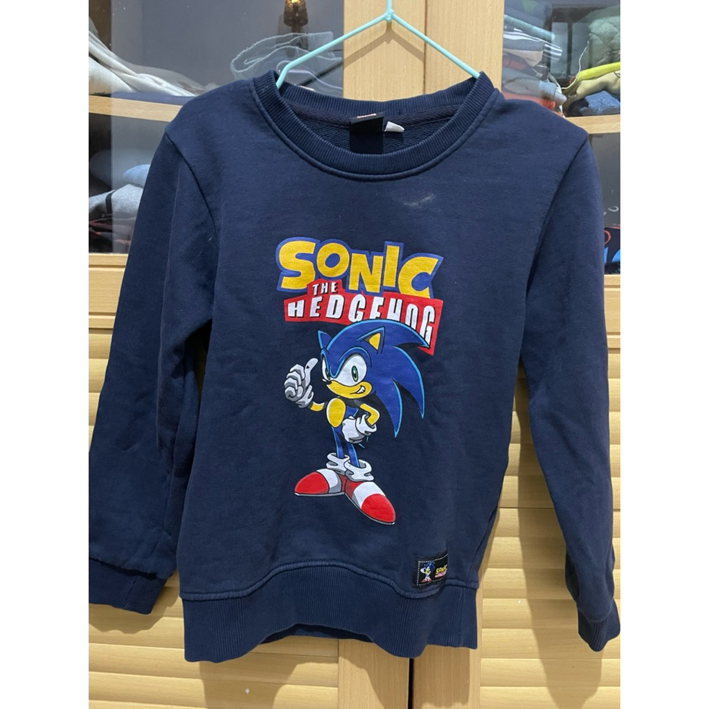Preloved sweater anak sonic original