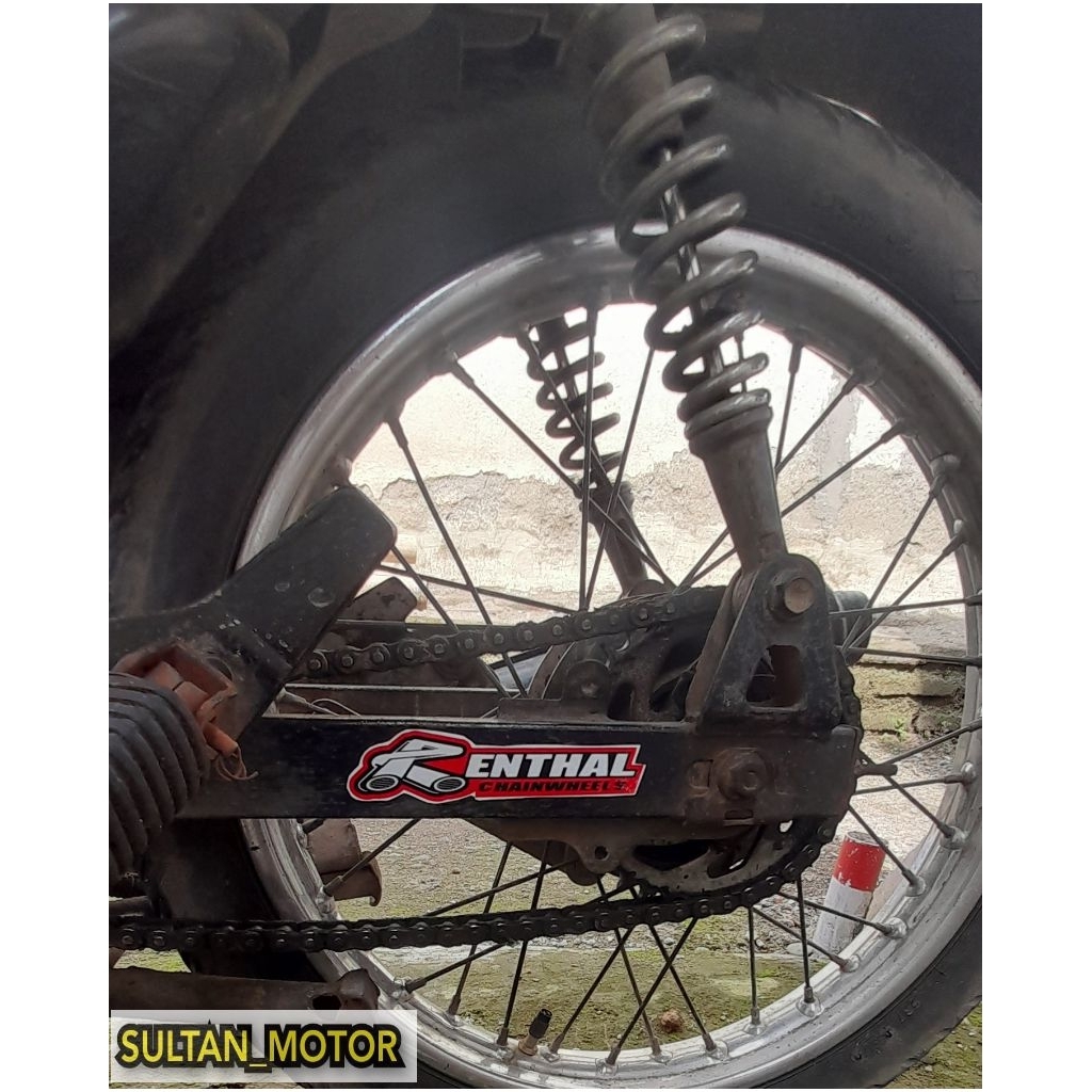 stiker decal pemanis swing arm ori  bebek semua motor bebek