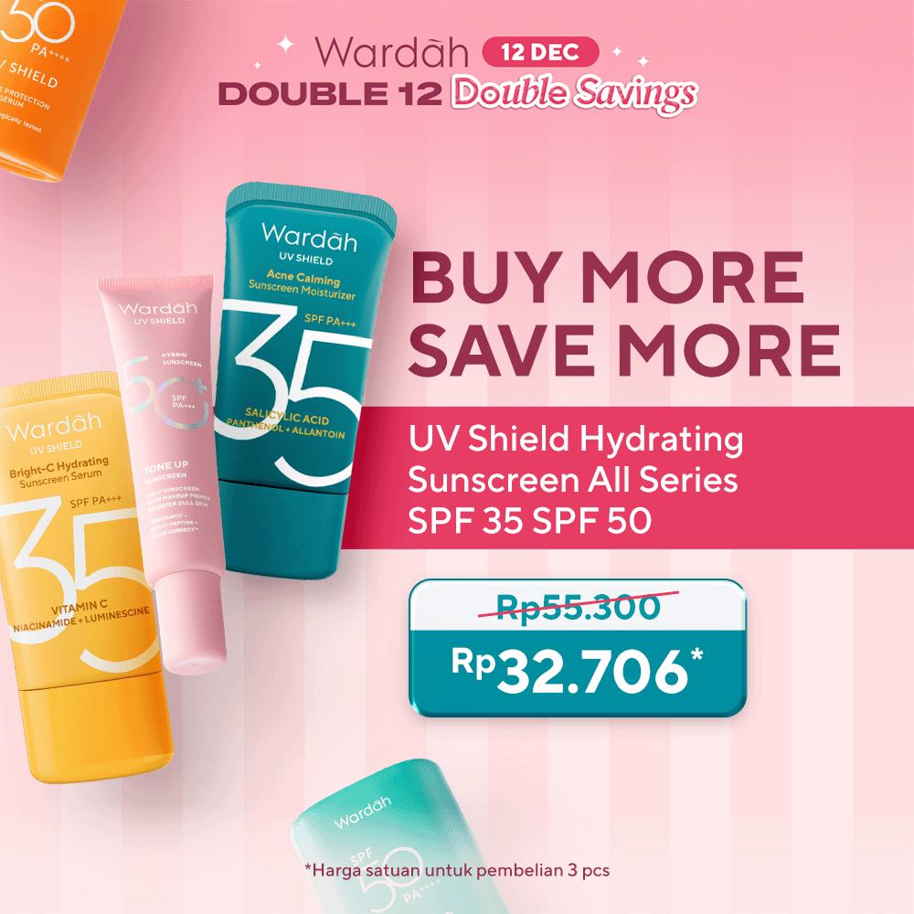 [BUY MORE SAVE MORE] Wardah Sunscreen UV Shield All Series (Airy Smooth, Essential Gel, Acne Calming