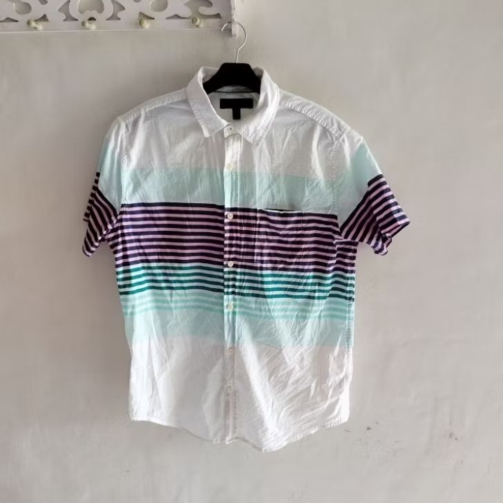 kemeja pria branded aeropostale SIZE L bahan tipis