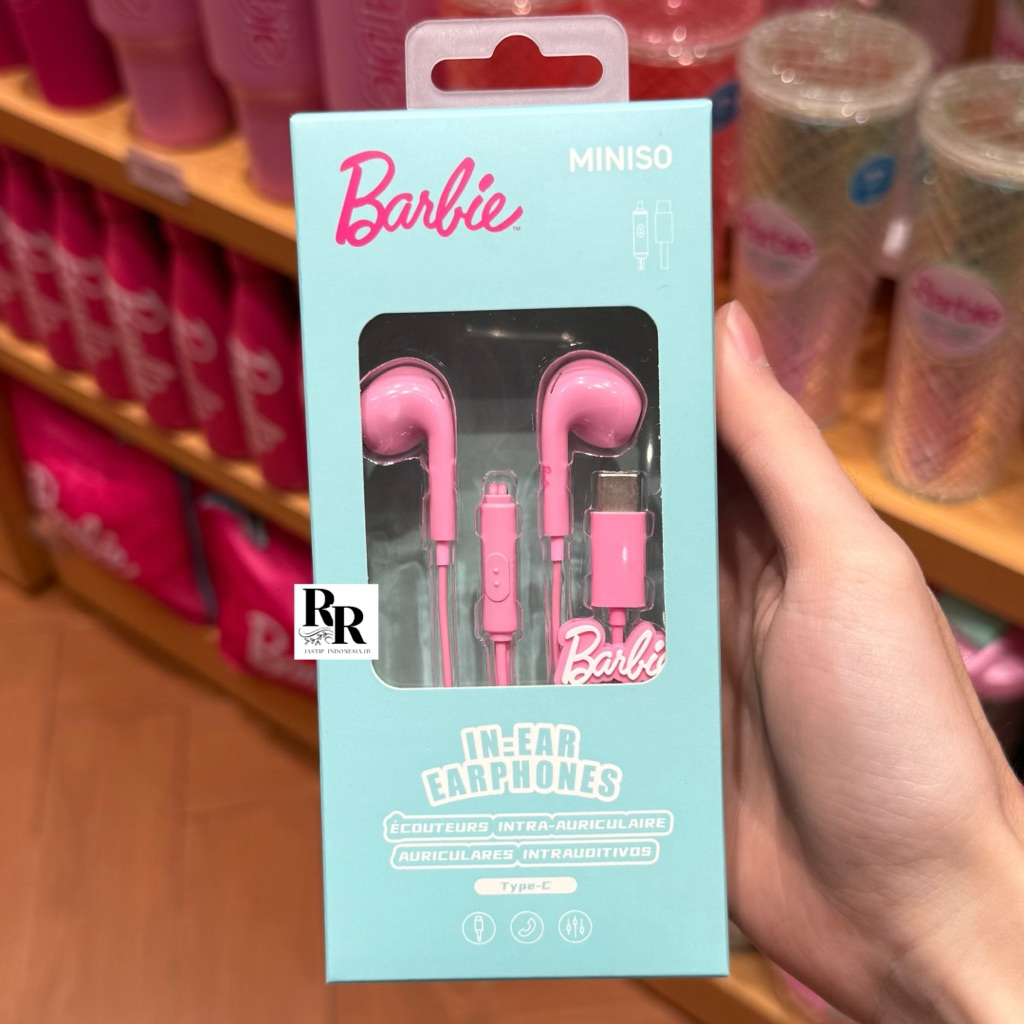 Miniso x Barbie - Headset / Earphone / Barbie Shining Collection Type C in Ear Earphone Model