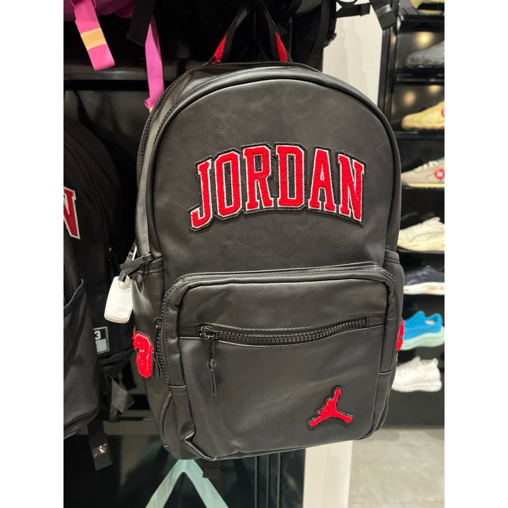 Tas Jordan Kulit BackPack- Black