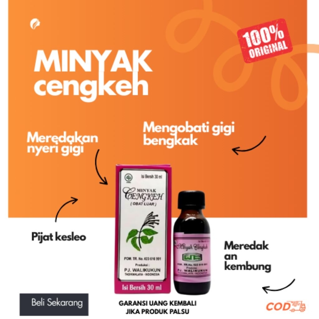 Minyak Cengkeh Atasi Sakit Gigi Sakit Pinggang Pegal Linu