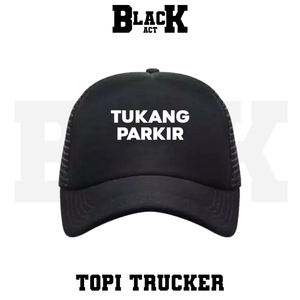 TOPI TRUCKER TUKANG PARKIR