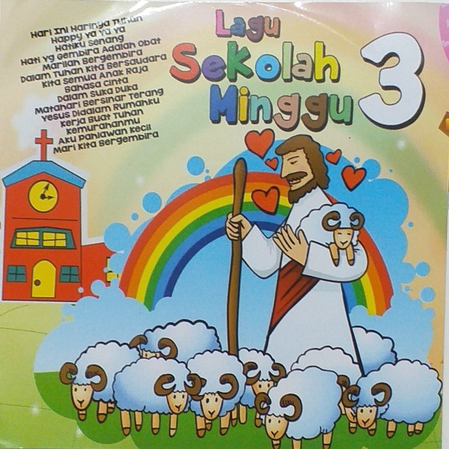 Kaset CD Rohani Lagu Sekolah Minggu Anak 3 Sunday Kids School Album Complete
