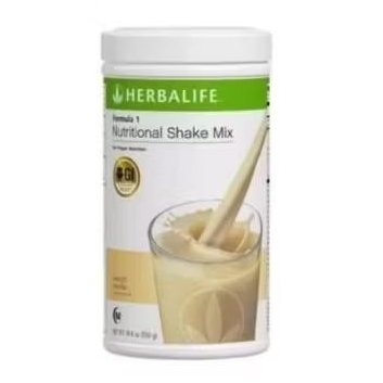 Shake herbalife Vanilla, barcode dipotong/hapus jaminan original
