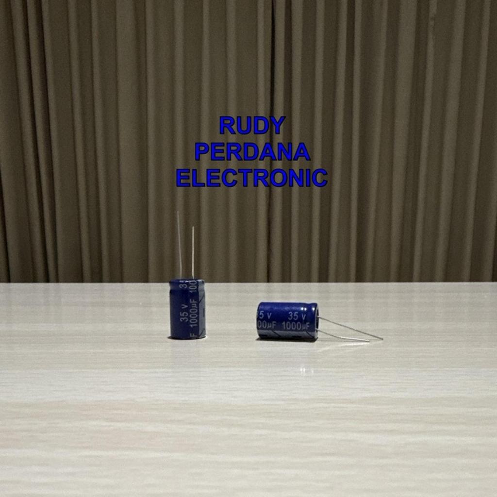 KAPASITOR ELCO ELKO 1000UF 35V 1000 UF 35 VOLT