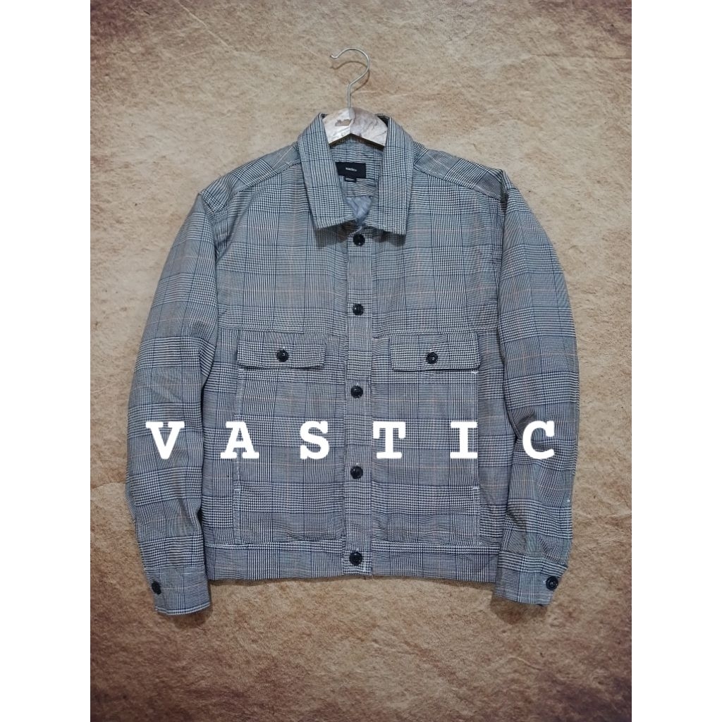 Jaket casual work keren VASTIC katun tartan bekas pakai