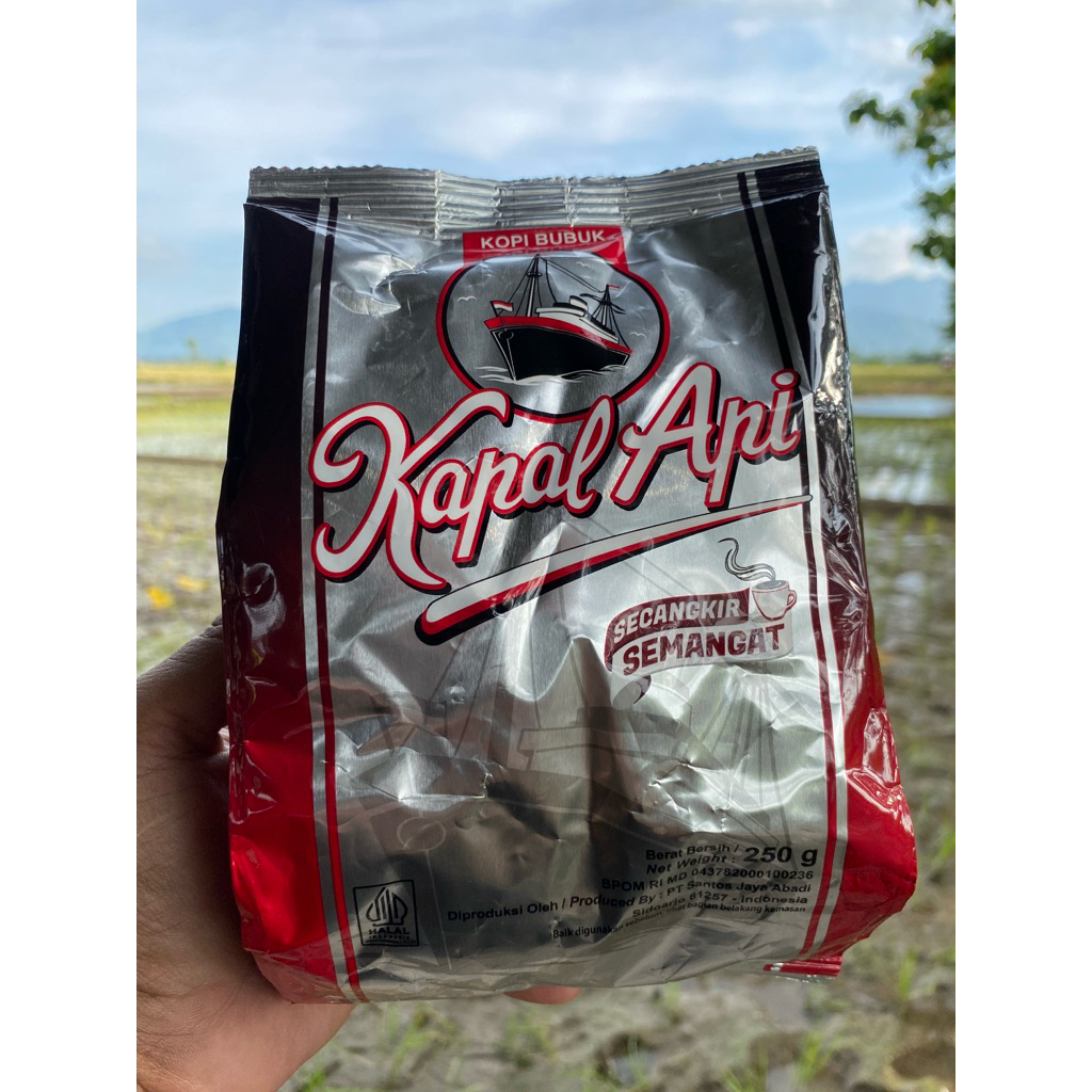 KOPI KAPAL API SILVER 250gr HITAM
