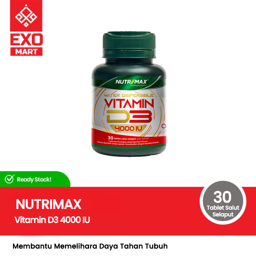 Nutrimax - Vitamin D3 4000 IU