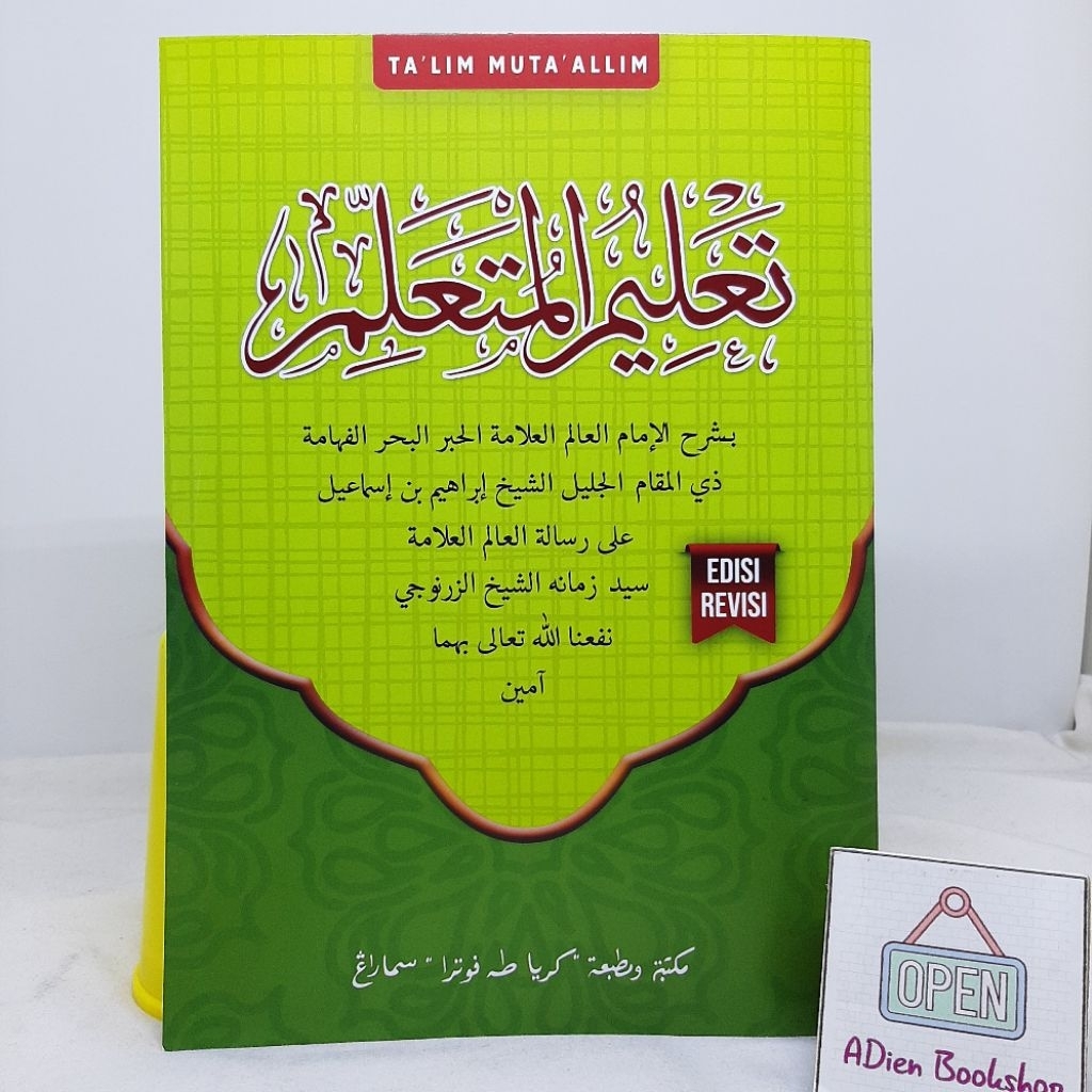 KITAB TALIM MUTAALIM TOHA PUTRA