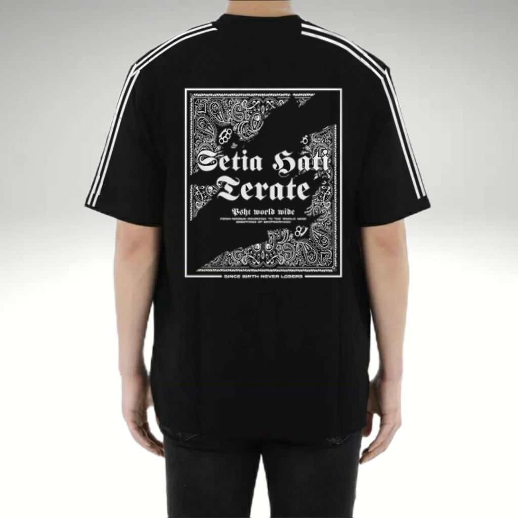 Kaos Sablon List Lengan Setia Hati Terate