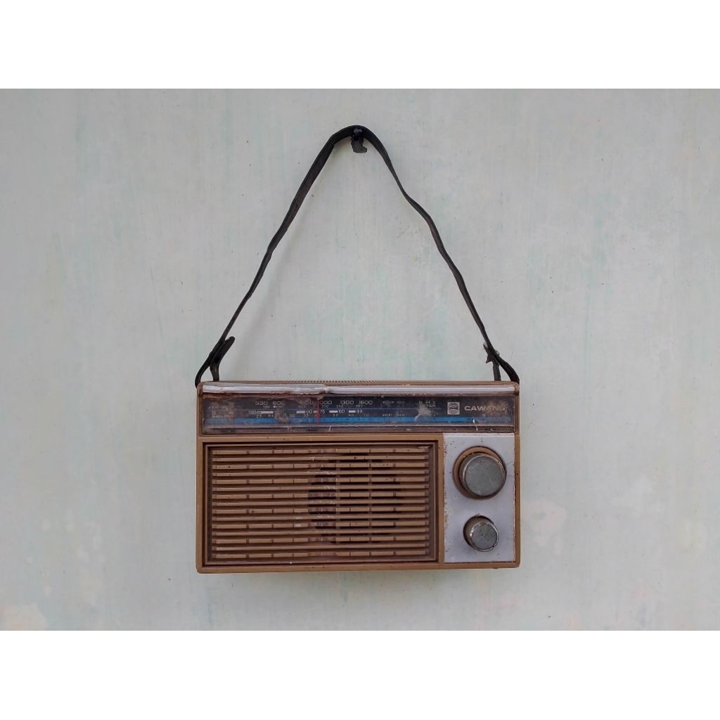 radio jadul lawas vintage "CAWANG" mati/off/display