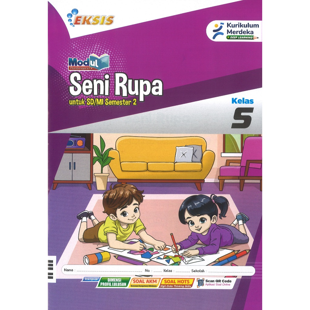 LKS Eksis Seni Rupa Kelas 5 SD/MI Semester 2 Kurikulum Merdeka Tahun Ajaran 2025/2026