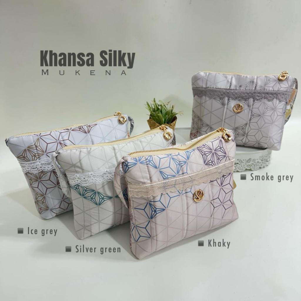 VENKA - MUKENA KHANSA SILKY PREMIUM GRADE A+ PRAYER SET