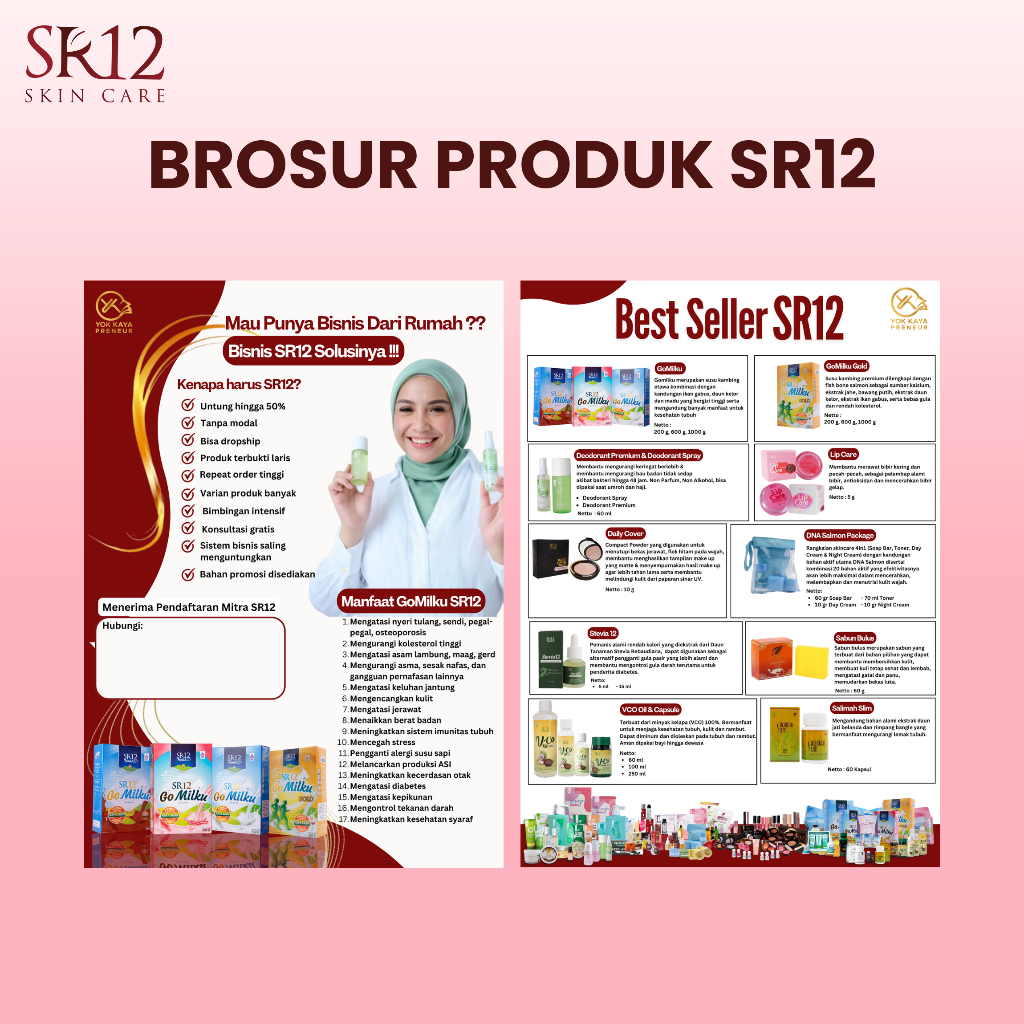 BROSUR GO MILKU SR12 - BROSUR PRODUK SR12 - BROSUR LEMBARAN - BROSUR PRODUK BEST SELLER