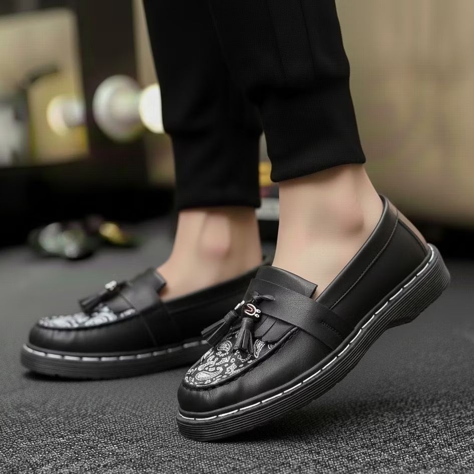 NYKRMN - Sepatu Loafers Docmart Pria Skena Casual Kerja Santai