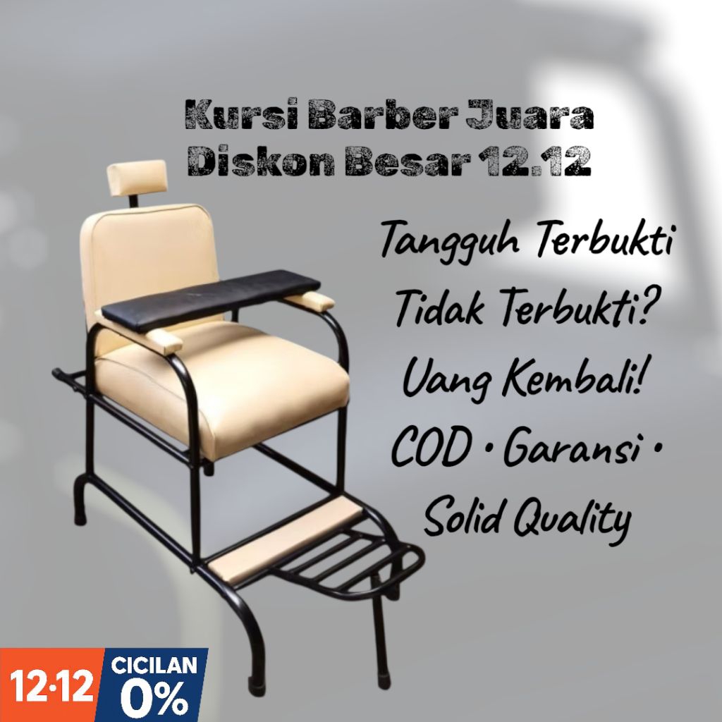 Kursi Juara J3 Kursi Pangkas Rambut Kursi Barbershop Alat Cukur Rambut