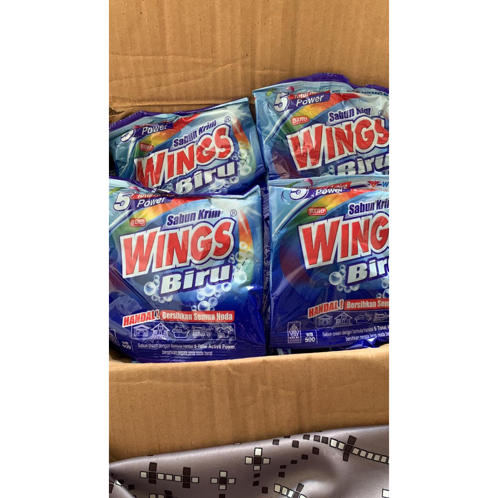 SABUN WINGS BIRU