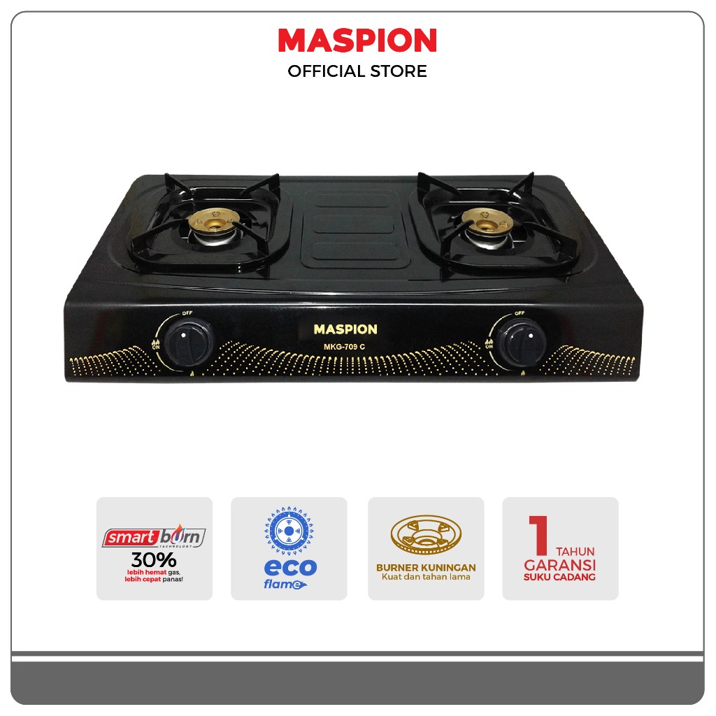 Maspion Kompor Gas 2 Tungku MKG 709 C