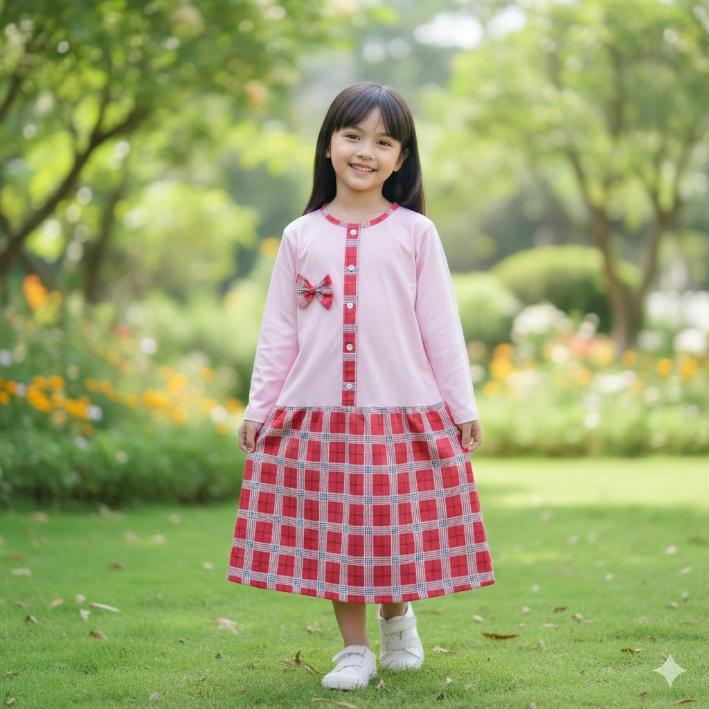 tunik anak perempuan 8&10 tahun