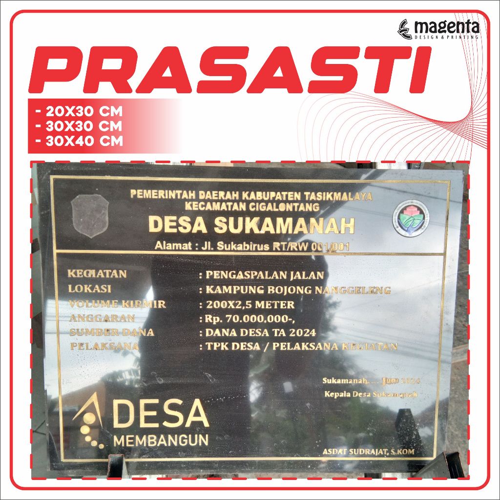 Prasasti Pembangunan | Prasasti Peresmian Jalan | Prasasti Batu Nisan | Prasasti Custom | Prasasti 2