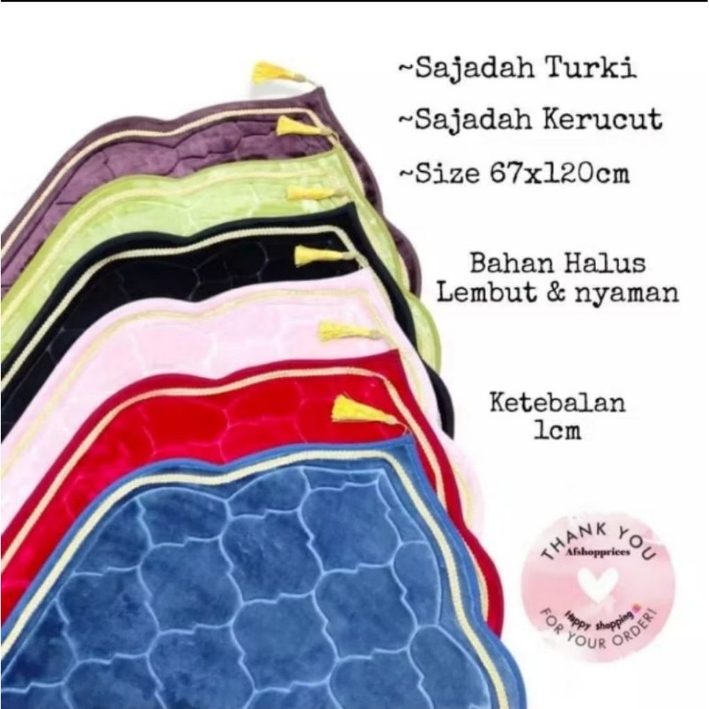 Sajadah Aesthetic Sajadah Unik Travel/ Sajadah Hantaran