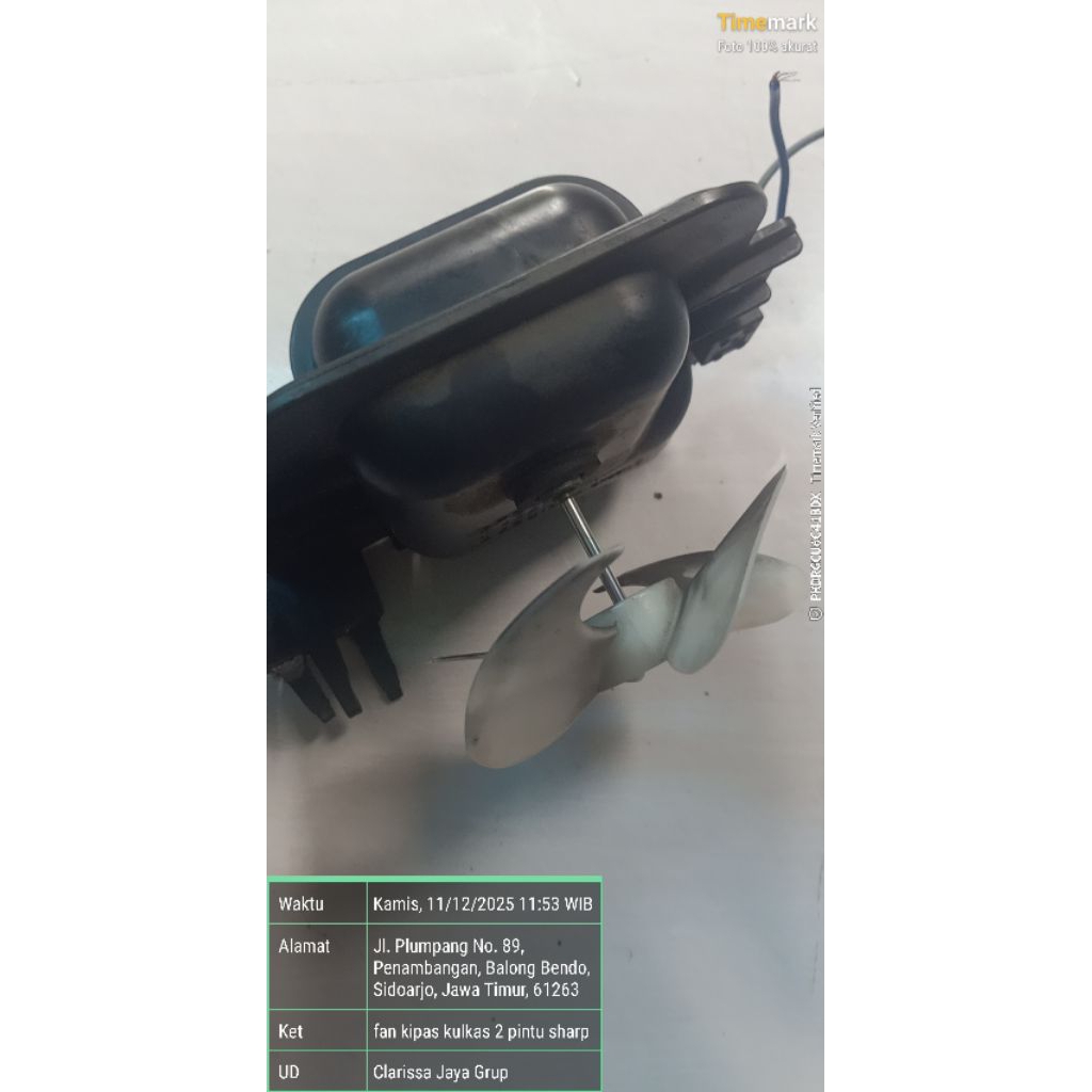 fan kipas kulkas 2 pintu sharp