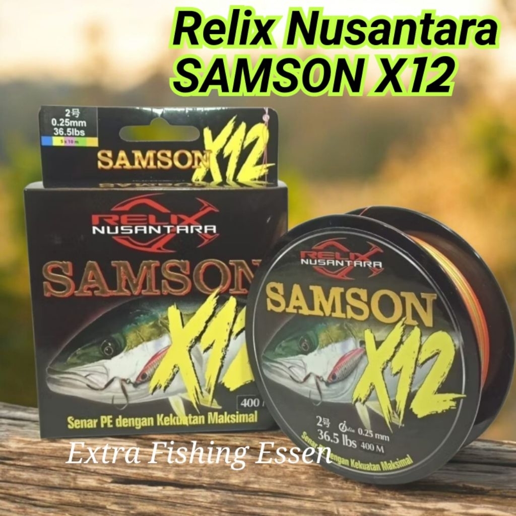 Tali PE Samson X12 Relix Nusantara 100m Warna Multicolor || Connecting