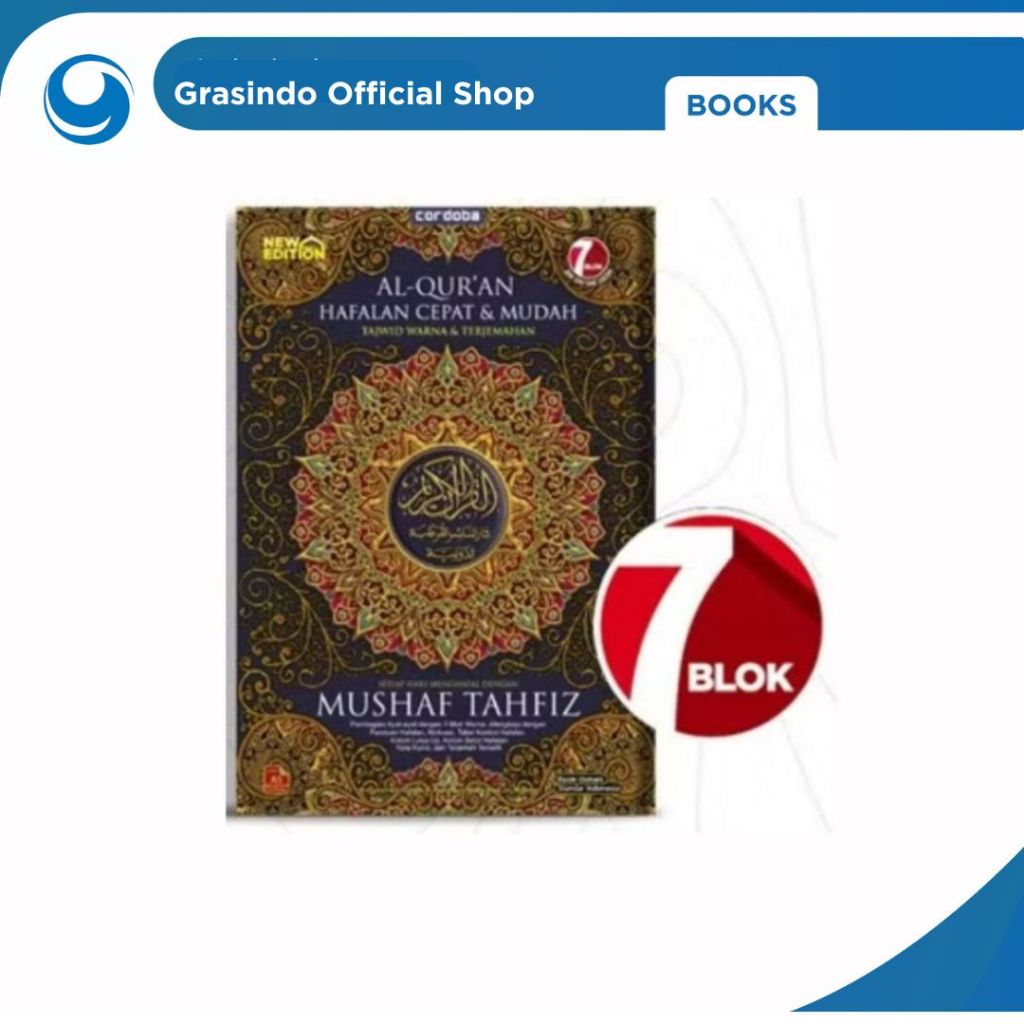 Grasindo - Al-Quran Cordoba Hafalan 7 Blok Mushaf Tahfiz B6
