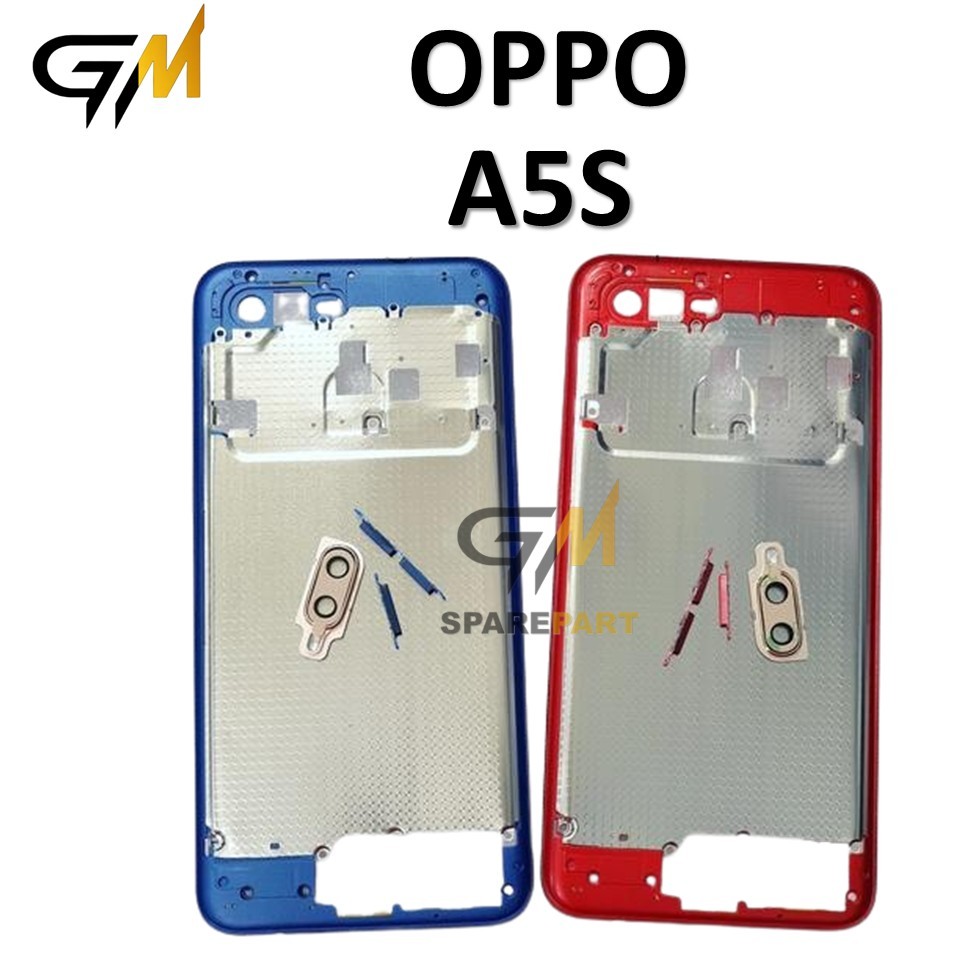 BEZEL BEZZEL OPPO A5S TUTUP MESIN ORIGINAL 100%