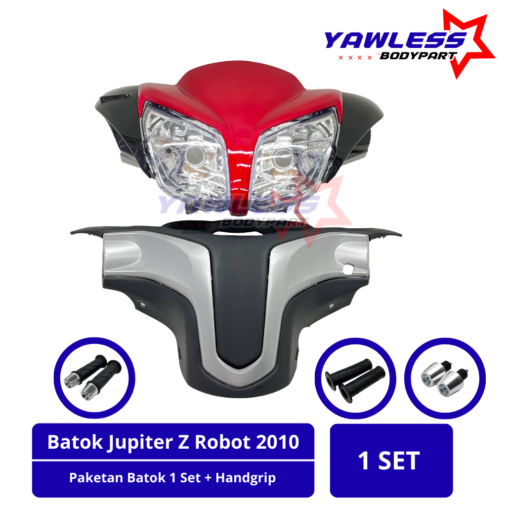 Batok 1 Set Yamaha Jupiter Z Robot 2010 Totok Depan Jupiter Z Robot Warna Merah