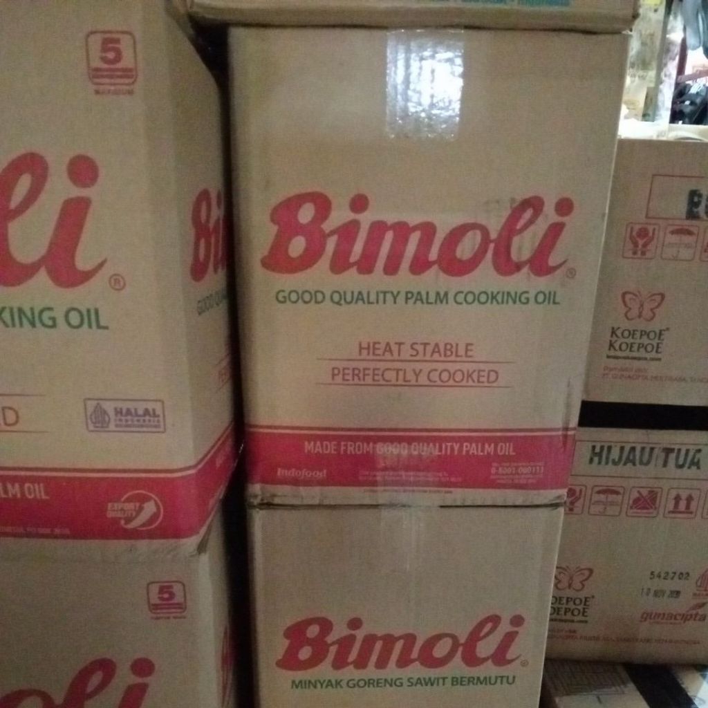 Minyak BIMOLI 5 liter 1 karton