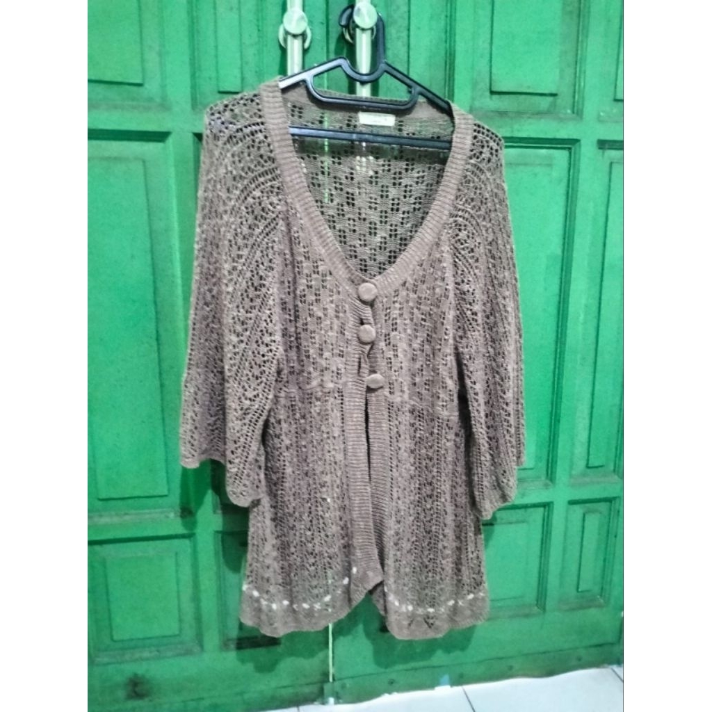 preloved cardigan rajut