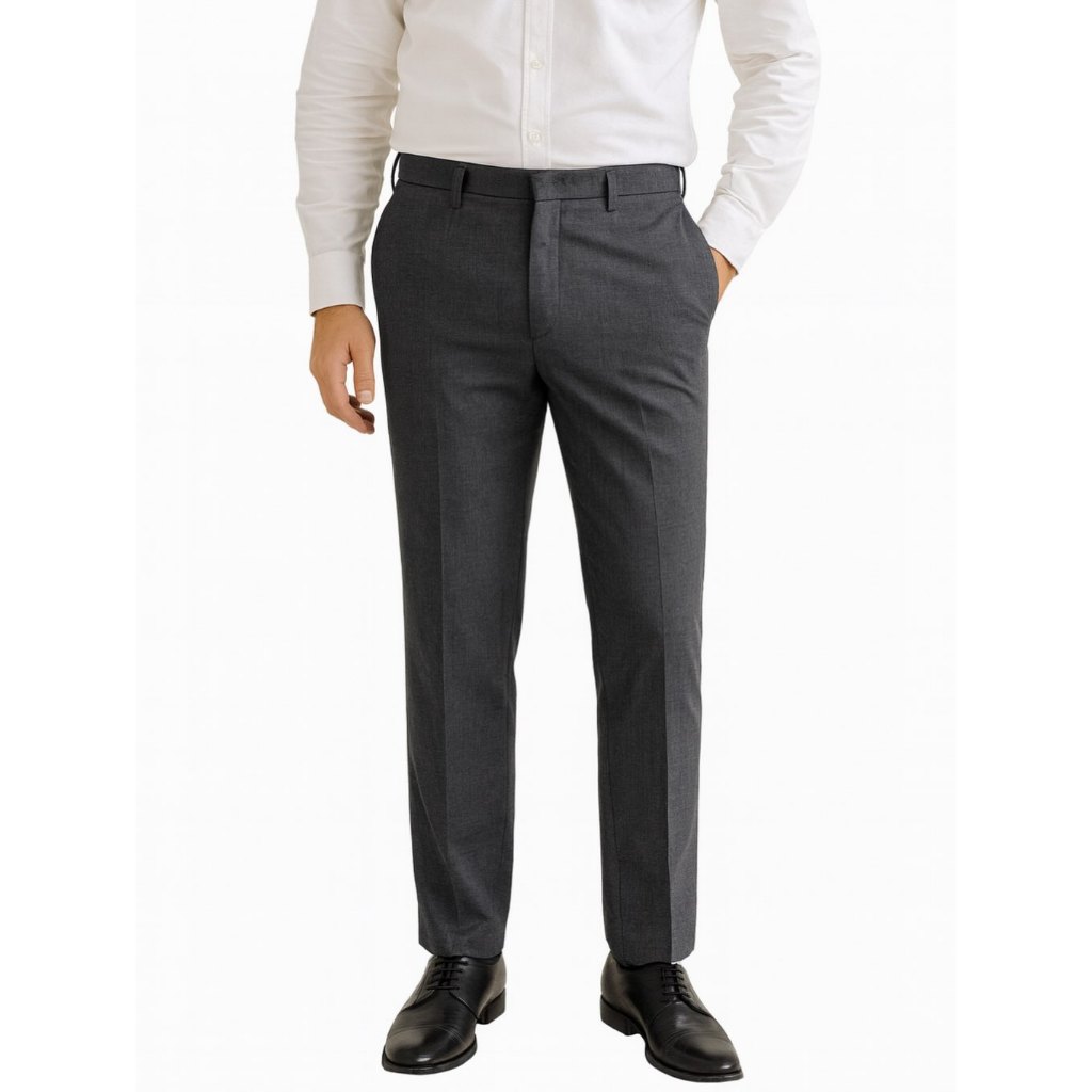 UNIQLO 2WAY STRETCH SMART ANKLE PANTS - GRAY (34-37)