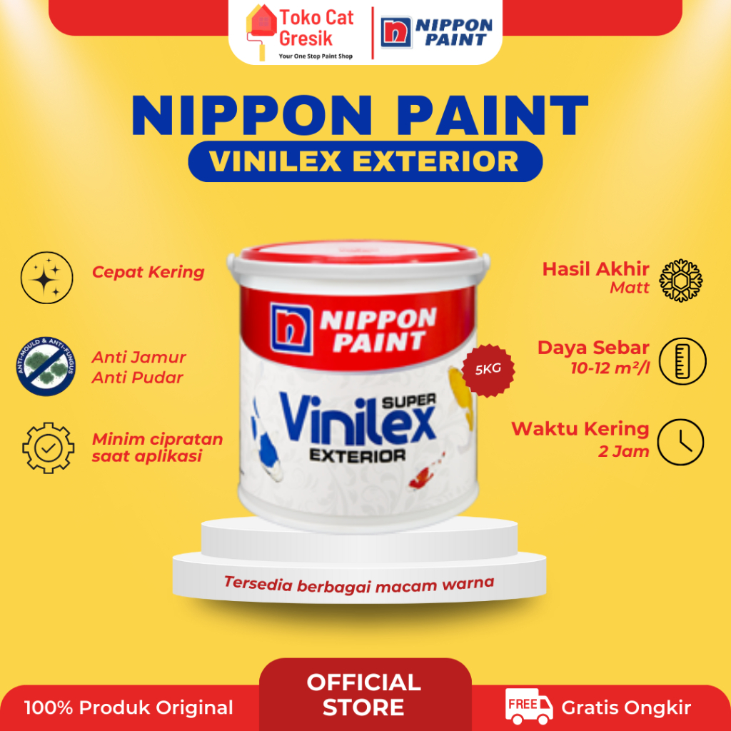 Cat Tembok VINILEX EXTERIOR kemasan 25KG