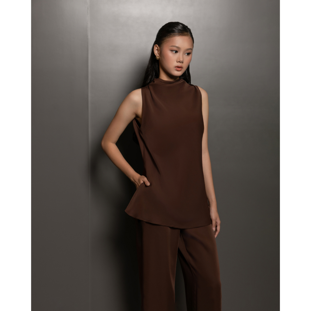 FLOMORS  -  REVE TOP BROWN