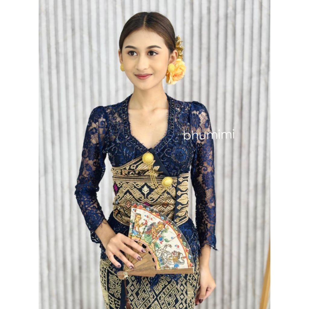 KEBAYA SEMI PERANCIS METALIK PAYET/KEBAYA SEMI PERANCIS PAYET LENGAN PANJANG/KEBAYA PAYET/KEBAYA KUN
