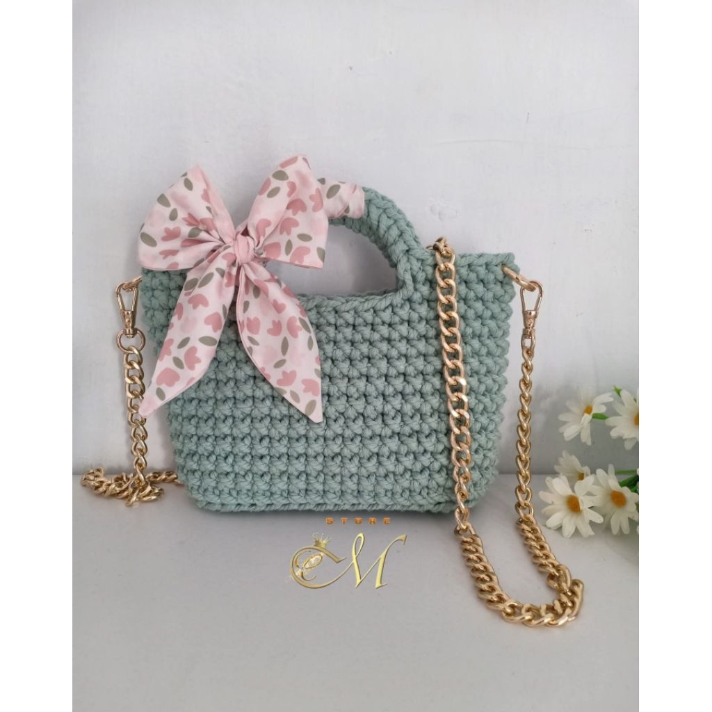Tas rajut Fashion/shabby