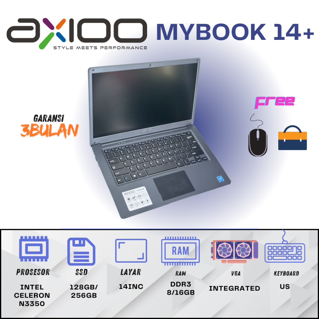 AXIOO MYBOOK 14+/LAPTOP AXIOO/LAPTOP PELAJAR