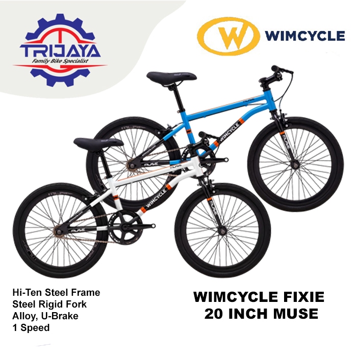 Wimcycle Fixie Muse 20 inch Sepeda Fixie Anak